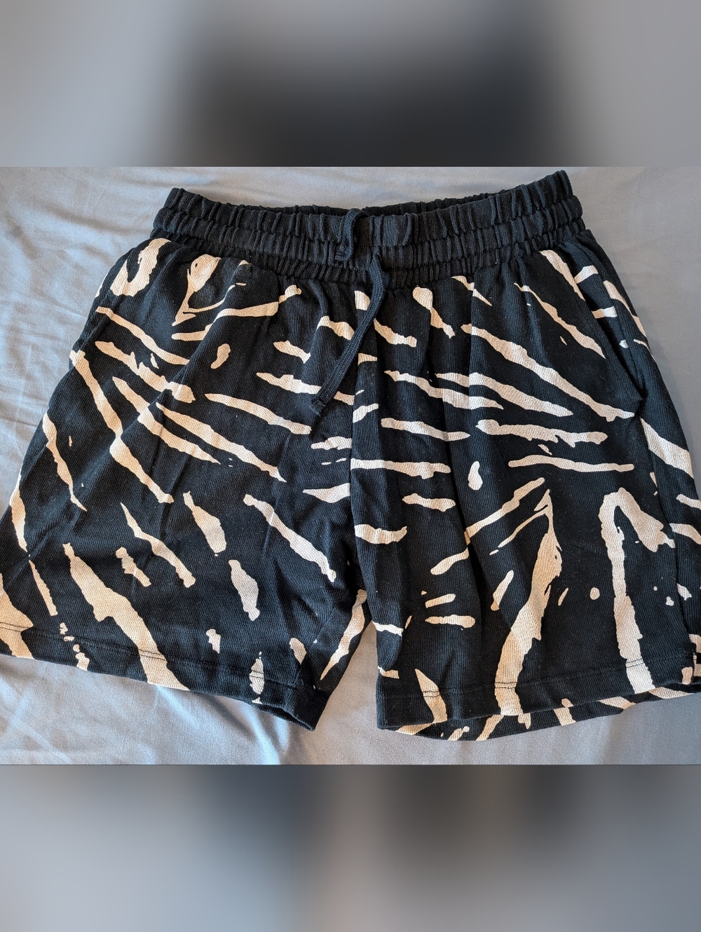 Zara Black Knit Casual Shorts
